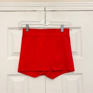 Outdoor Voices Red Zoom 1.5" Bloomer Sport Shorts